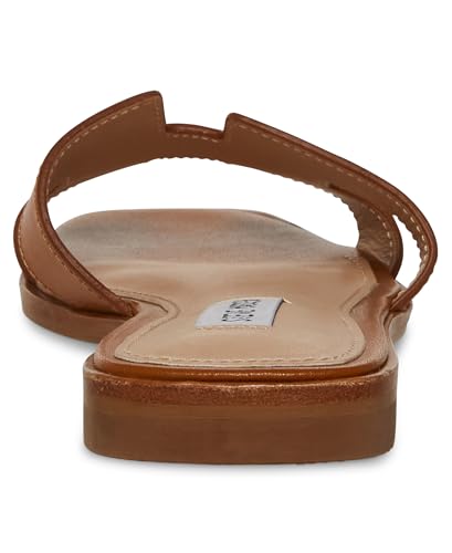 Steve Madden Women's Hadyn Sandal, Cognac Leather, 8