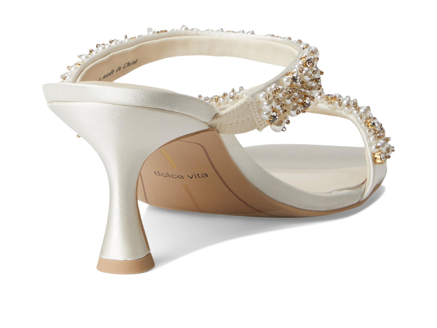 Dolce Vita Women's Genora Sandal, Rhinestone Ivory, 5.5