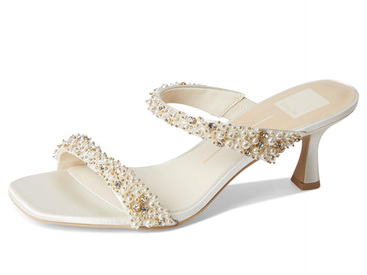 Dolce Vita Women's Genora Sandal, Rhinestone Ivory, 5.5