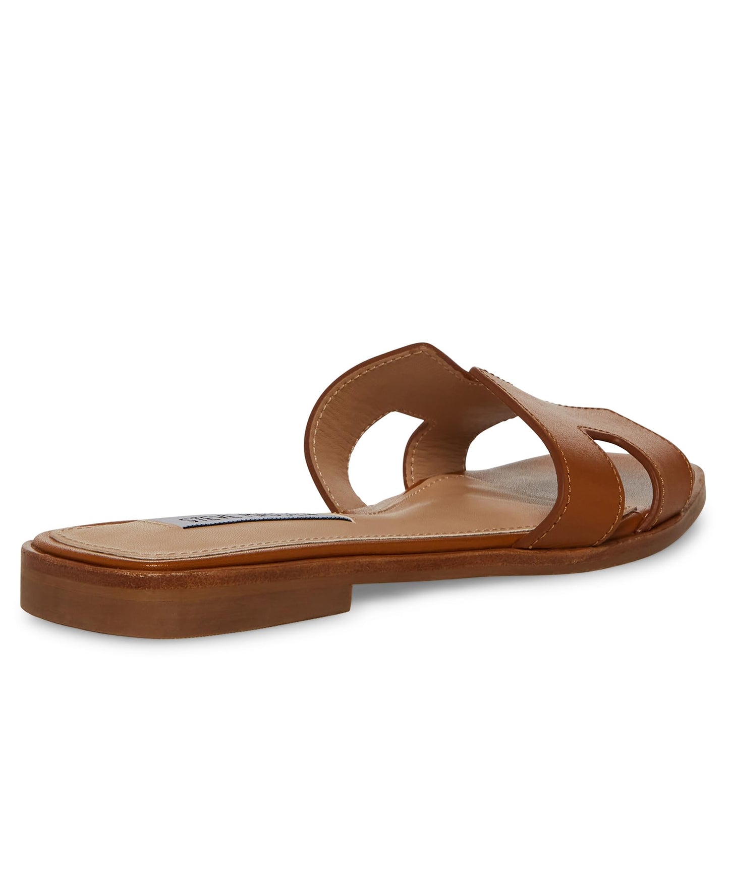 Steve Madden Women's Hadyn Sandal, Cognac Leather, 8