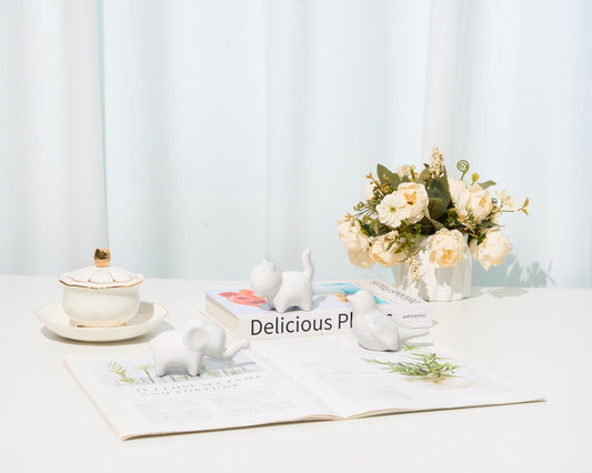 Artconal Small Bird Statue, 2-Pack 3.5 inch Shiny Gold Accent Small Knick Knacks Gifts, for Home Office Shelf Desk Coffee Table Decoration