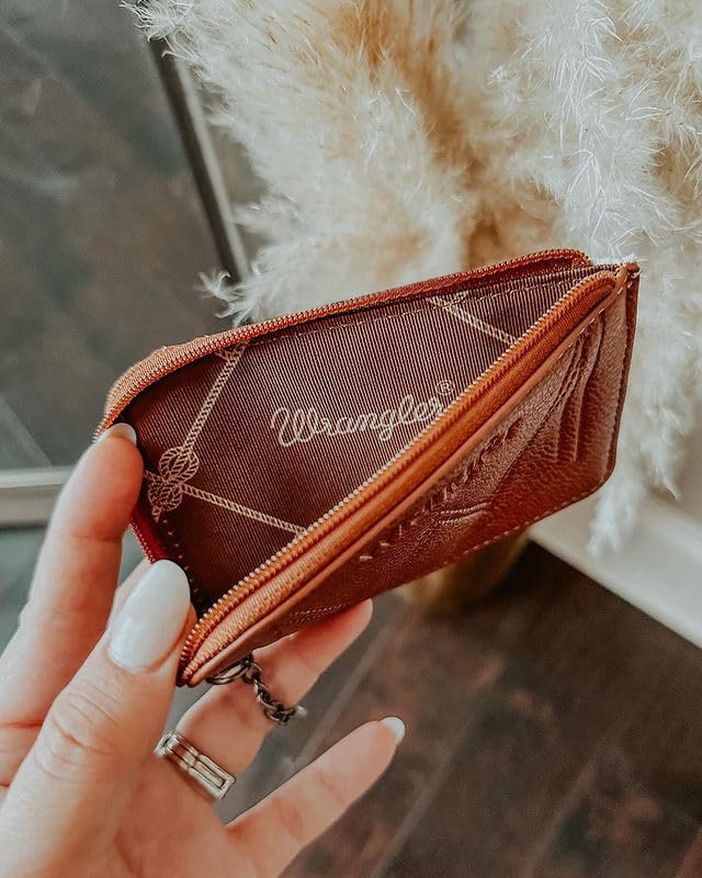 Montana West Wrangler Card Wallet for Women Boho Aztec Credit Card Holder with Zipper Pocket WG2203-W005BDY