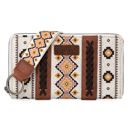 × Wrangler Wristlet Western Wallet Boho Aztec Credit Card Holder Gifts for Women Ladies Female WG2202-W006CF
