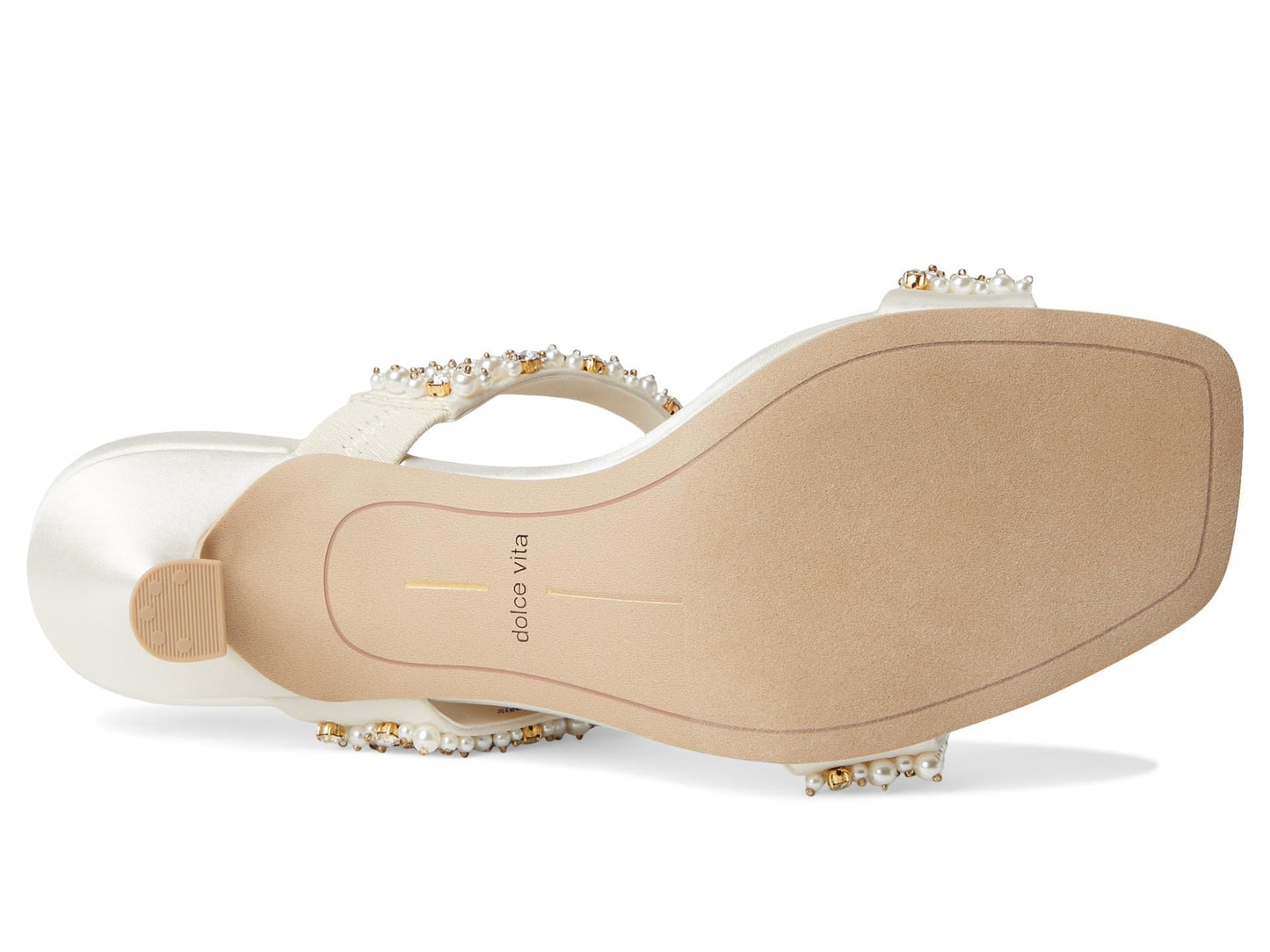Dolce Vita Women's Genora Sandal, Rhinestone Ivory, 5.5