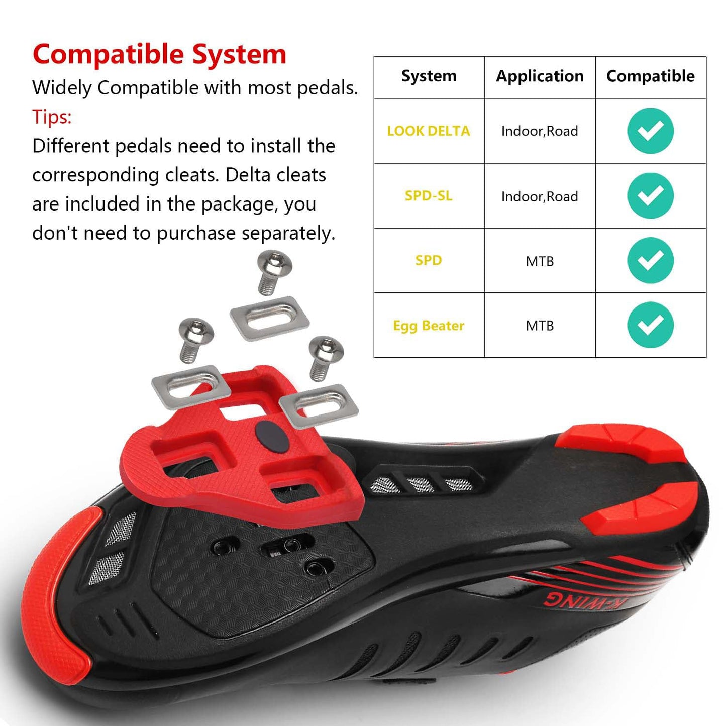 Kushike Unisex Adult Cycling Shoes, Blue, Size 11.5 Women, Model 2306A, Athletic Shoe, Compatible with Pelaton Pedals, Delta Cleats Included