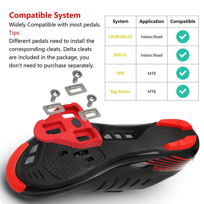 Kushike Unisex Adult Cycling Shoes, Blue, Size 11.5 Women, Model 2306A, Athletic Shoe, Compatible with Pelaton Pedals, Delta Cleats Included