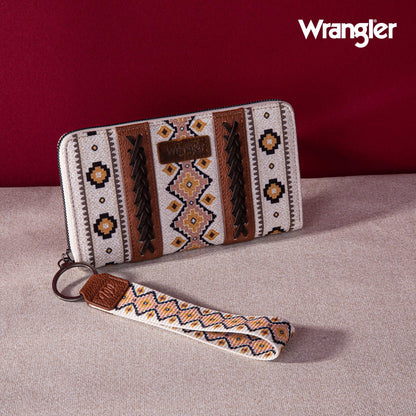 × Wrangler Wristlet Western Wallet Boho Aztec Credit Card Holder Gifts for Women Ladies Female WG2202-W006CF