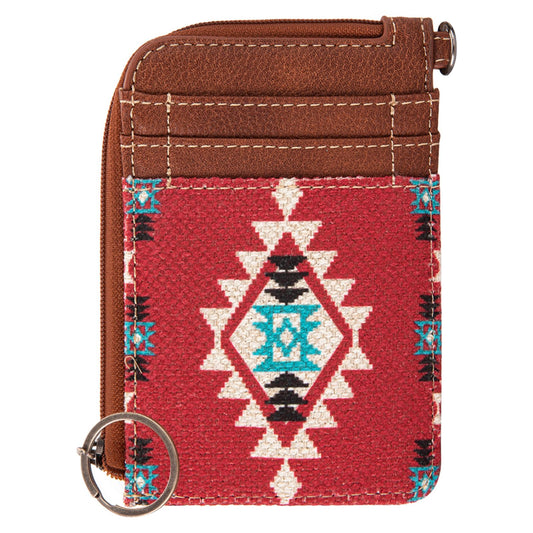 Montana West Wrangler Card Wallet for Women Boho Aztec Credit Card Holder with Zipper Pocket WG2203-W005BDY