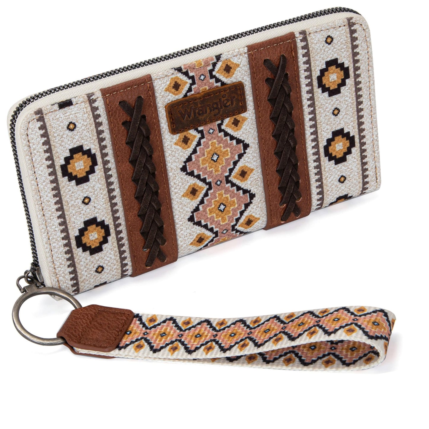 × Wrangler Wristlet Western Wallet Boho Aztec Credit Card Holder Gifts for Women Ladies Female WG2202-W006CF