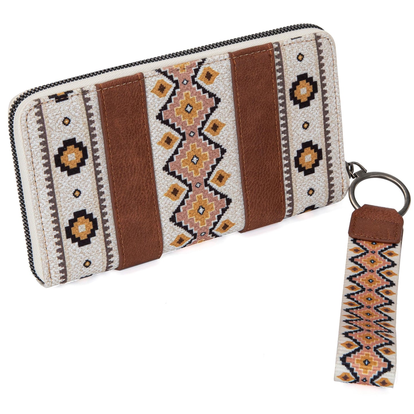 × Wrangler Wristlet Western Wallet Boho Aztec Credit Card Holder Gifts for Women Ladies Female WG2202-W006CF