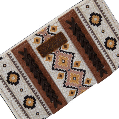 × Wrangler Wristlet Western Wallet Boho Aztec Credit Card Holder Gifts for Women Ladies Female WG2202-W006CF